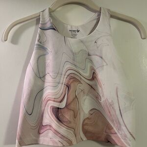 Old Navy Junior Marble Print Long Line Bra size 14